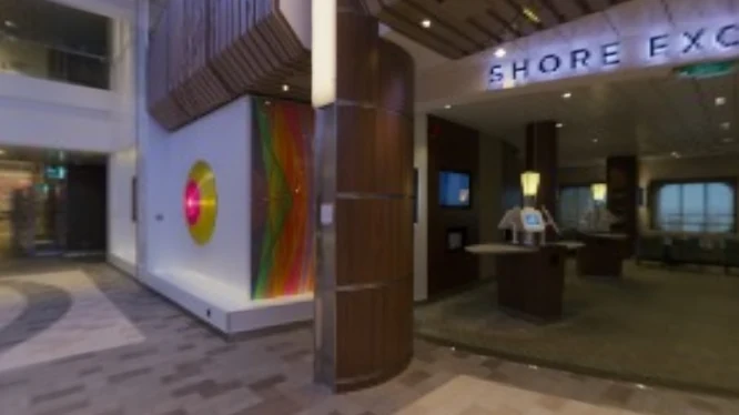 An HDR environment rendered as a tone mapped display preview