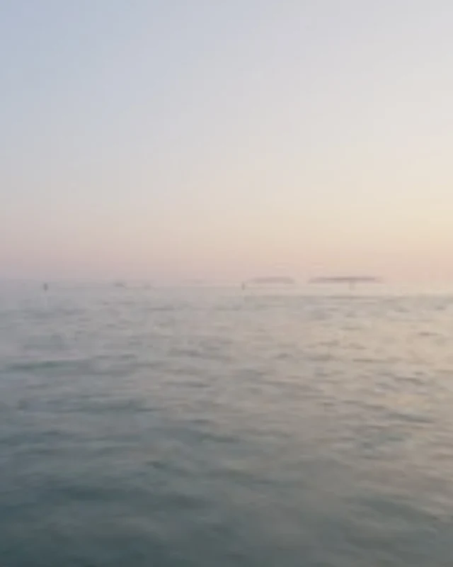 A tone mapped perspective of a Venice sunset environment